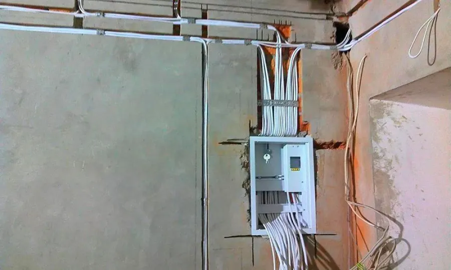 Монтаж электрики на автомойке