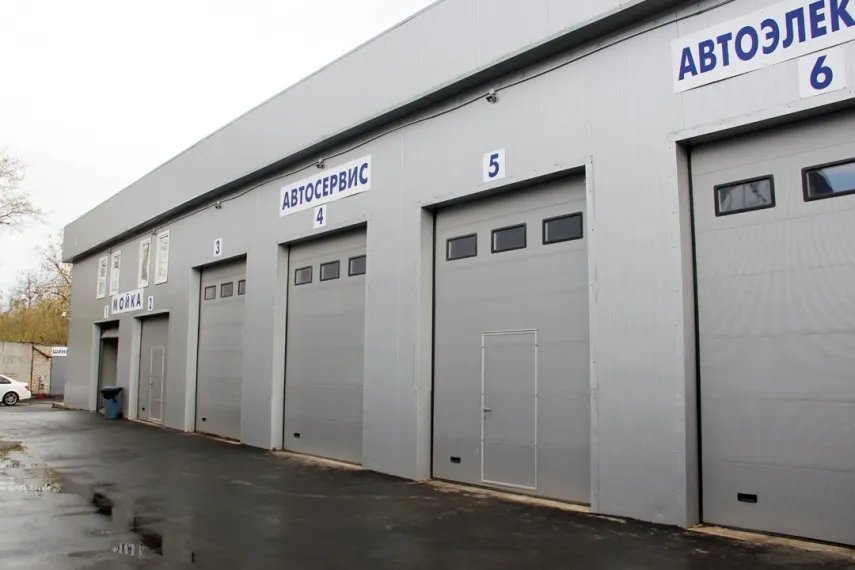 СТО 6 постов. Монтаж здания и оборудования